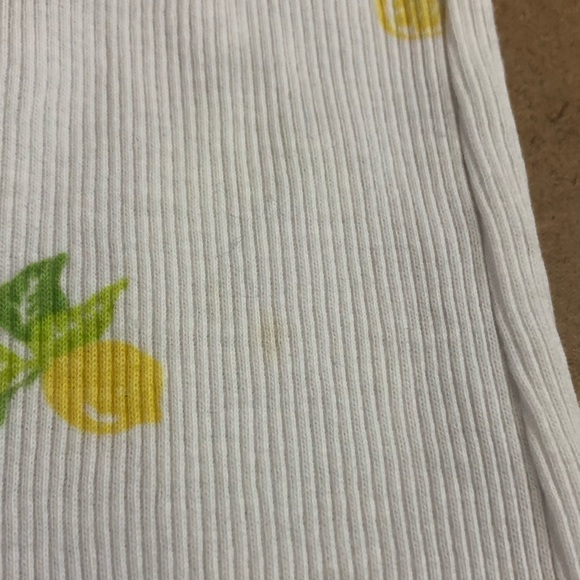 Bass White Tank Top with Lemon Print - Picture 6 of 9